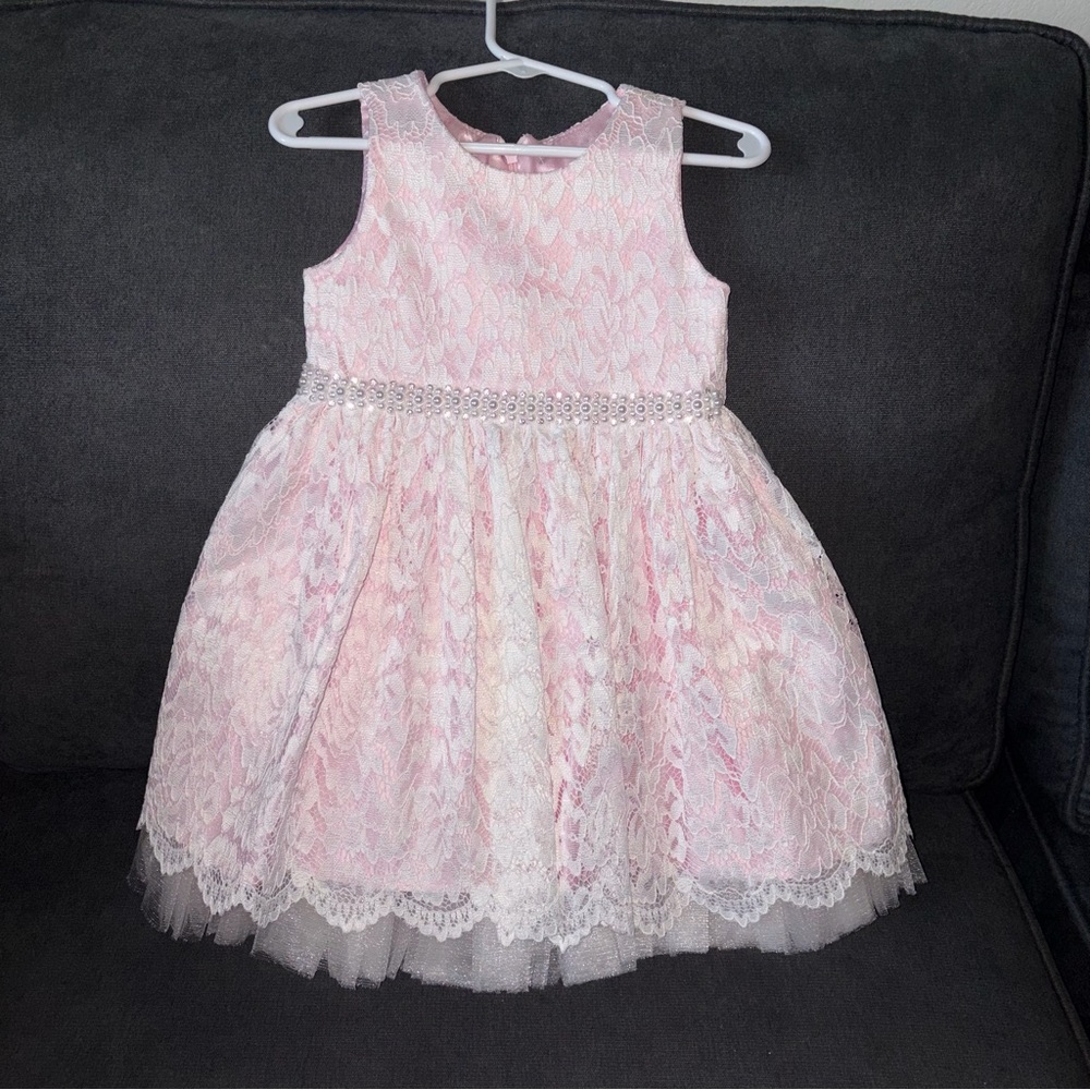 American Princess Pink Lace Dress